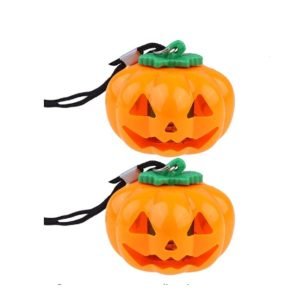 Colar Pisca Abóbora- Halloween C/2 unidades Ref:YDH7070