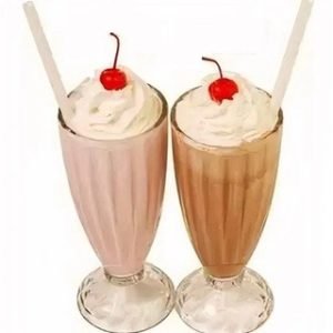 Copo Milk Shake De Vidro - Cx C/6 Unidades