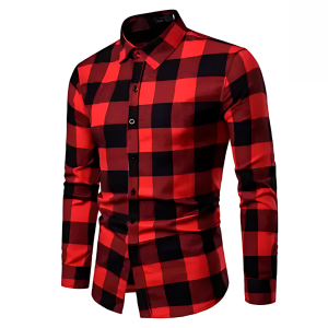 Camisa xadrez - Vermelha