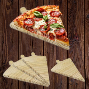 Tábua Fatia De Pizza Em Madeira Pinus 26x17 (cópia)