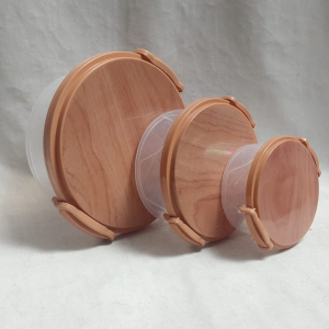 KIT C/3 MARMITAS DE PLASTICO