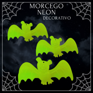 Kit Morcego Brilha no Escuro Halloween c/3 un